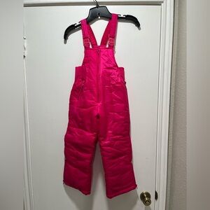Expressions Girls Ski Bibs 5/6 Pink